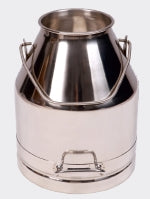 AISI 304 stainless steel milk can &amp; bucket: Durable, hygienic, and leak-proof. Ideal for milking machines, storage, and transport. The professional milk churn choice.