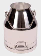 AISI 304 stainless steel milk can &amp; bucket: Durable, hygienic, and leak-proof. Ideal for milking machines, storage, and transport. The professional milk churn choice.