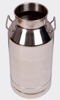 Premium 304 stainless steel milk can &amp; milking bucket. Durable, airtight, food-grade AISI 304 milk churn for farms. 40L/50L heavy duty containers.