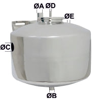 100L Stainless Steel Milk Receiver/Reserve/Buffer Tank