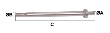 Stainless Steel Inline Milk Filter - Flat